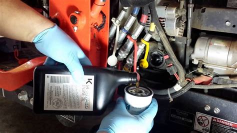 Tighten all connections before applying pressure. . Kubota bx25 hydraulic fluid check